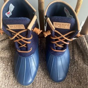 🆕 Sperry Wool Blend Duck Boots Sz 6.5